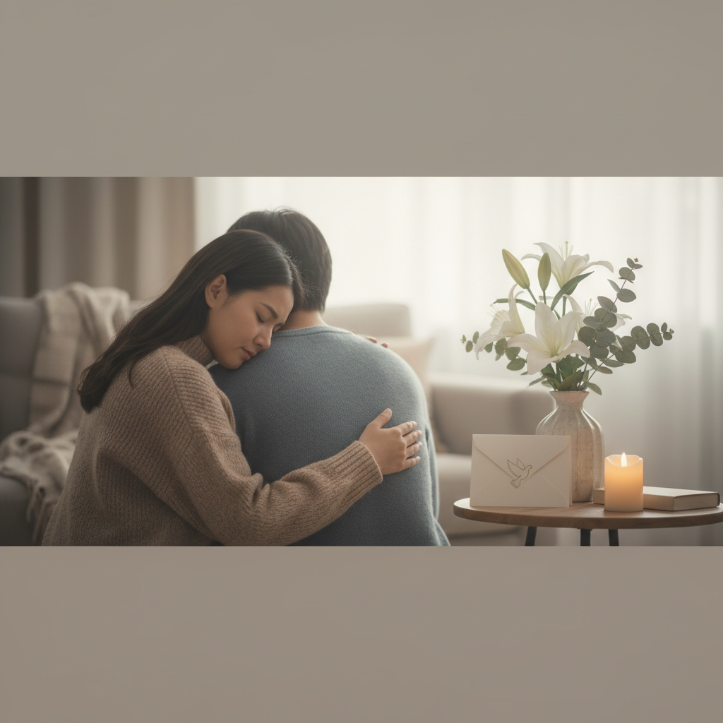 Compassionate support scene — what to do when a loved one dies in Nova Scotia