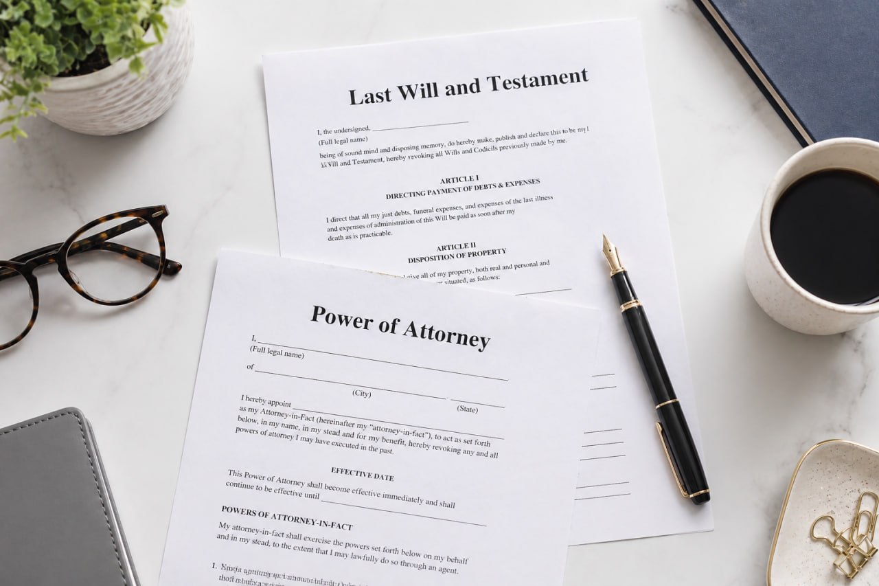 Making a legal will in Nova Scotia — estate planning documents laid out for review