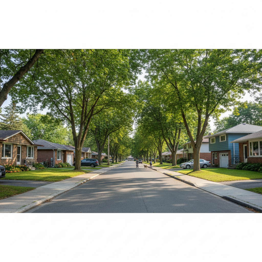 Fairview, Halifax — established residential neighbourhood with mature trees