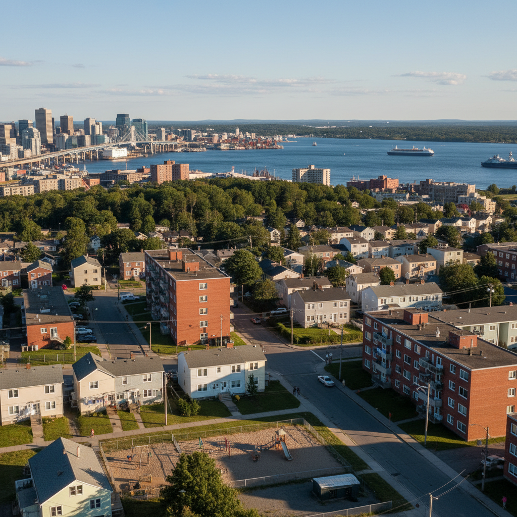 Mulgrave Park, Halifax — urban residential neighbourhood with harbour views