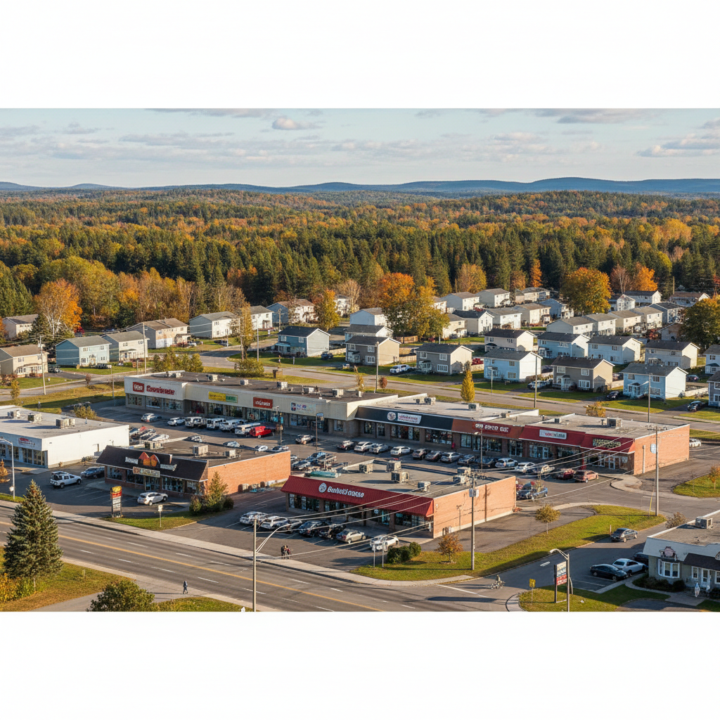 Sackville, Nova Scotia — suburban community with wooded hills