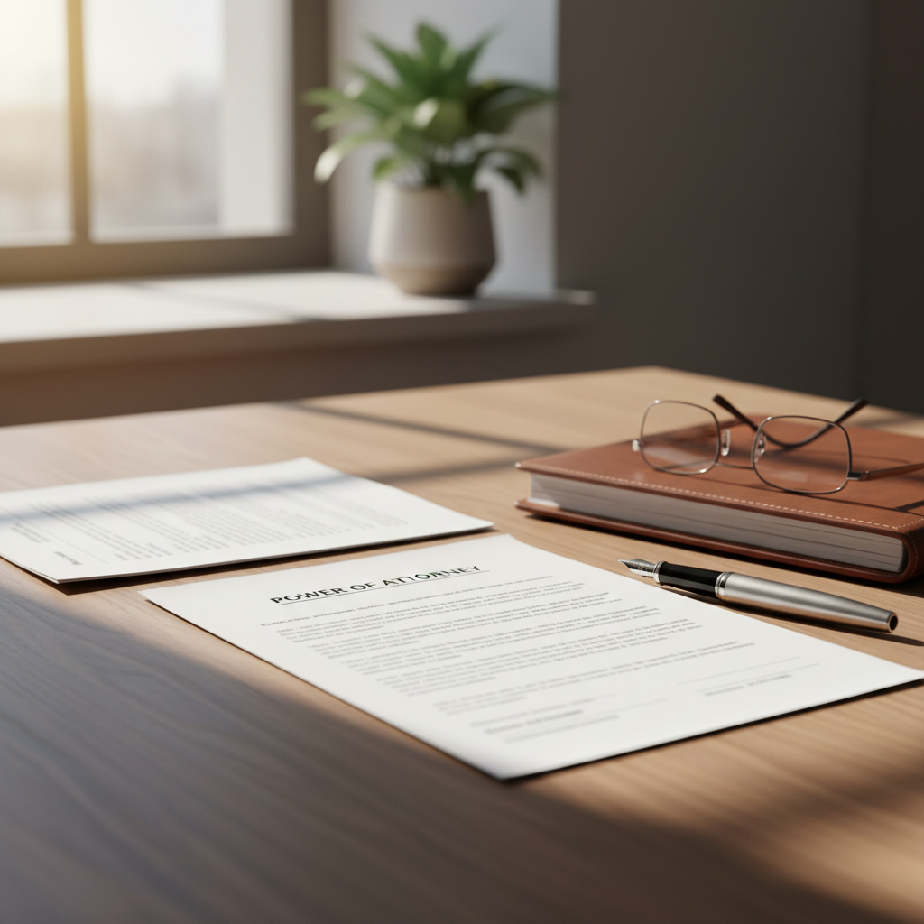 Power of Attorney documents being reviewed in Nova Scotia